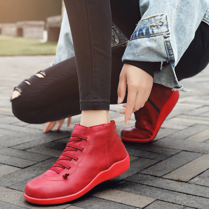 Poppy Vale Lace-Up Ankle Boots by Soleverie